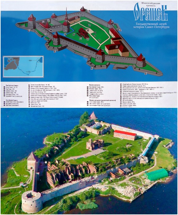 С мая по октябрь месяц на Ореховый остров, где расположена легендарная Шлиссельбургская крепость, организовываются водные экскурсионные туры.