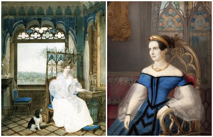 В своем дворце Александра Федоровна провела лучшие мгновенья своей жизни (Дворец «Коттедж», Александрия).