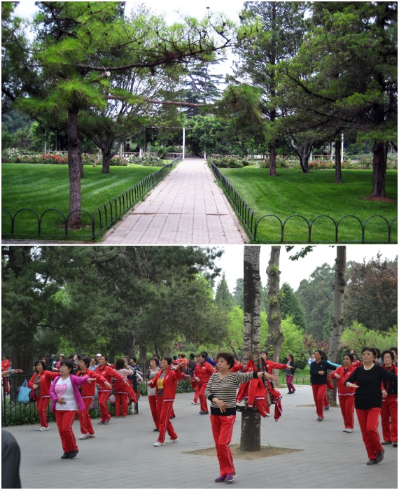 Территория Парка стала местом отдыха горожан и проведения различных мероприятий (Temple of Heaven, Пекин).