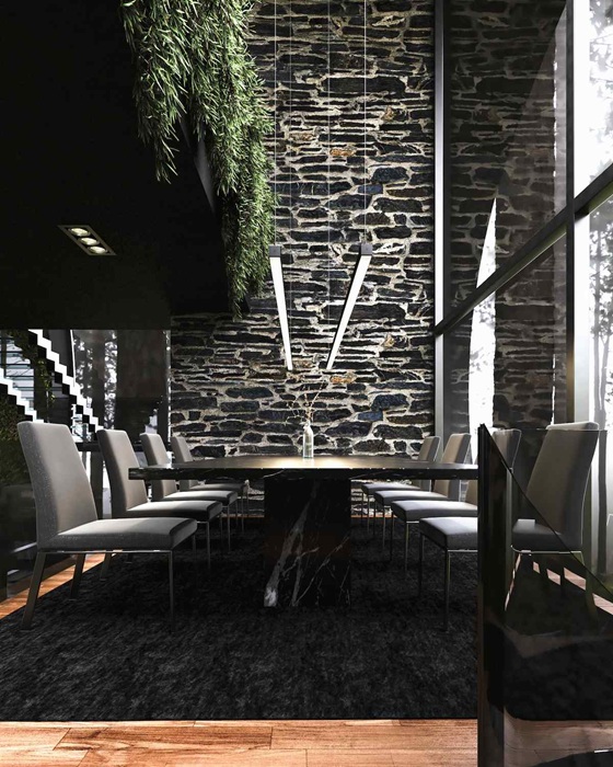 Между этажами находится главная столовая (Twin Sisters house). Между этажами находится главная столовая (Twin Sisters house).