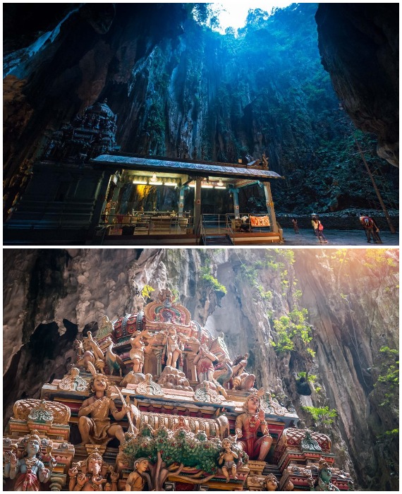 Две пещеры храмового комплекса являются Художественной галерей и Музеем, где собраны уникальные коллекции индуистского искусства (Batu Caves, Малайзия).