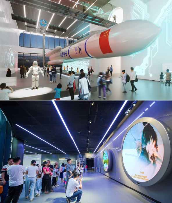 В каждом зале представлены самые современные достижения науки техники (Shenzhen Science & Technology Museum). В каждом зале представлены самые современные достижения науки техники (Shenzhen Science & Technology Museum).