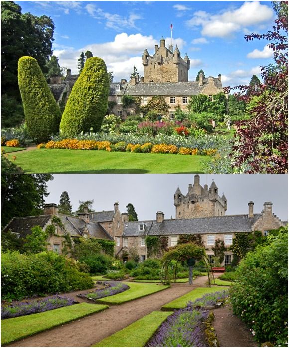 Вокруг главной резиденции разбит великолепный садово-парковый ансамбль (Cawdor Castle, Шотландия).