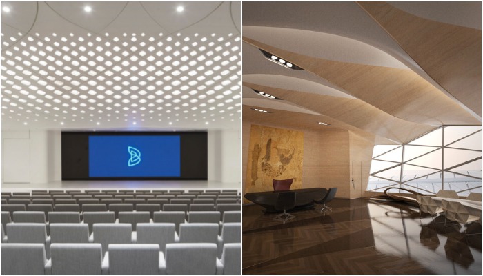 В новой штаб-квартире BEEAH Group имеются и «умные» конференц-залы, и уютные переговорные (Sharjah, ОАЭ).