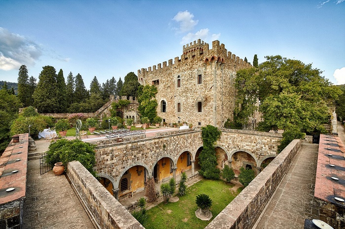 Castello di Vincigliata – древняя крепость, превратившаяся в прекрасный замок (Тоскана, Италия). | Фото: lindyhopinflorence.com.