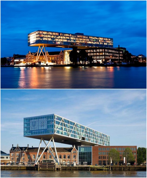 DeBrug – горизонтальный небоскреб для международной компании Unilever (Роттердам, Нидерланды). 