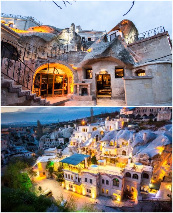Gamirasu Cave – роскошный пещерный отель Каппадокии (Турция).