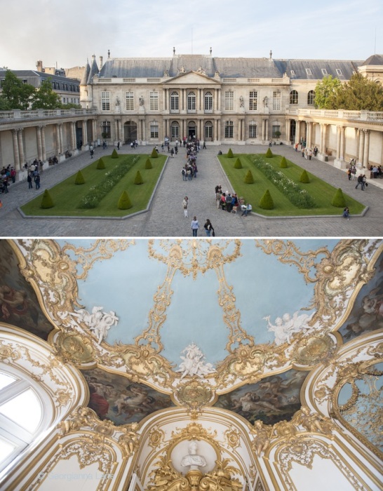 Уникальным образцом стиля рококо в оформлении интерьеров стал Отель де Субиз Париж, Франция).