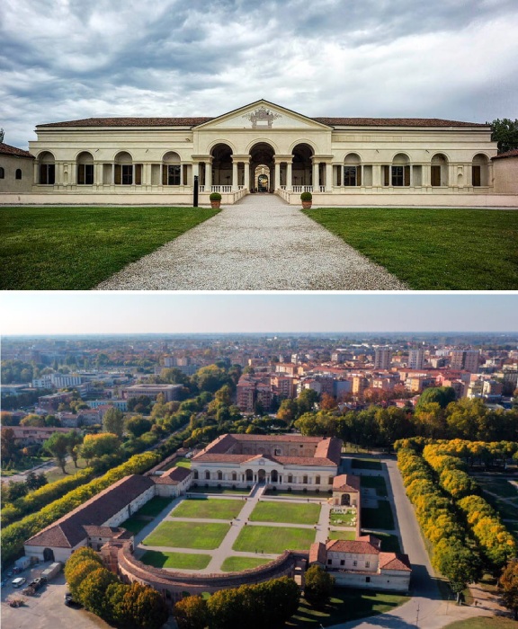 Дворец Те является ярким воплощением маньеристской архитектуры (Мантуйя, Италия).