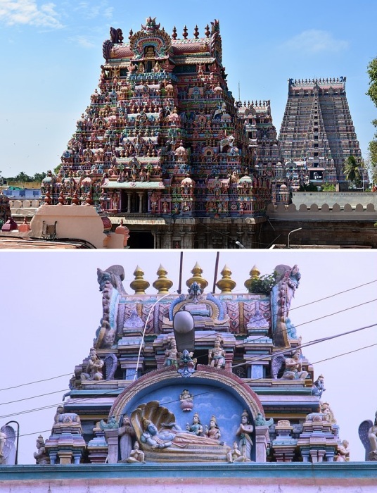 Храм Шри Ранганатхасвами – самое большое культовое сооружение Индии.