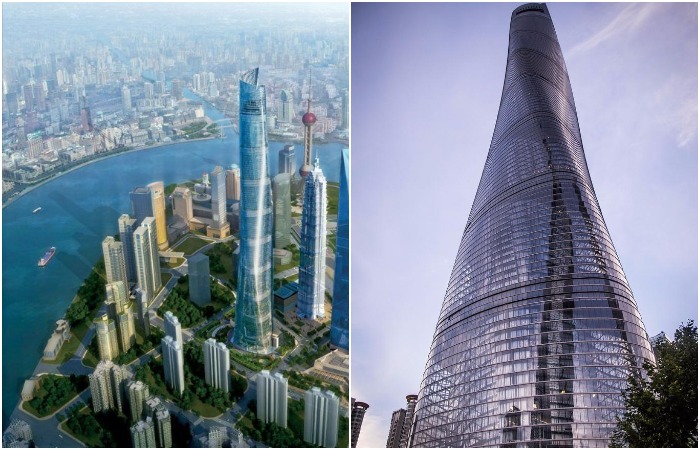 Шанхайская башня – яркий пример бионической архитектуры грандиозного масштаба (высота объекта 632 метра).