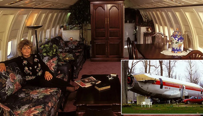 Джо Энн Ассери приложила немало усилий, чтобы отслуживший свой век пассажирский самолет Boeing 727, превратить в уютный дом (Боливар, США).