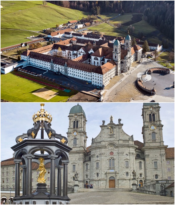Для многих верующих христиан монастырь Айнзидельн является одним из важнейших мест паломничества на Швейцарском пути Святого Иакова.