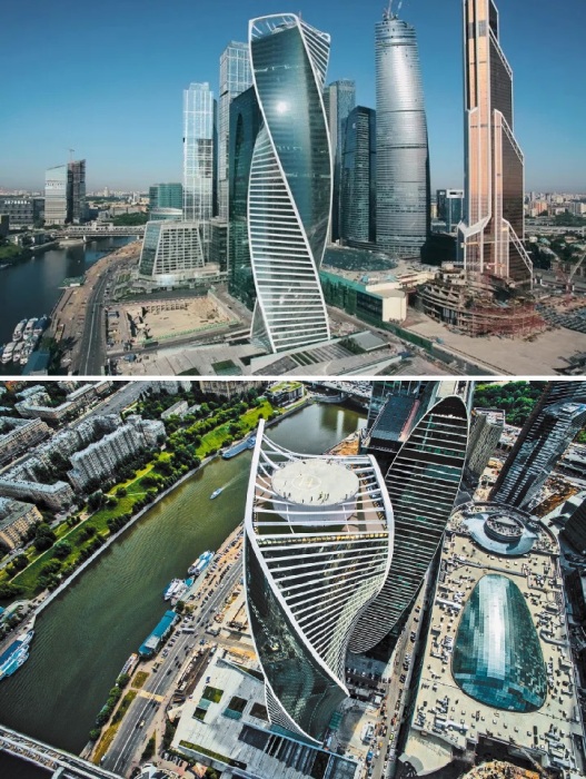 Башня «Эволюция» – самая выдающаяся современная достопримечательность Москвы. 