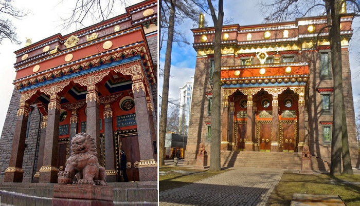 Храм-монастырь Дацан Гунзэчойнэй – самый большой и самый северный в Европе (Санкт-Петербург).
