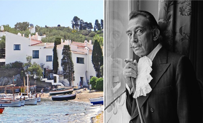 Casa Dalí построенный вдоль утеса с видом на море, стал главным убежищем для Сальвадора Дали (Портльигат, Испания).