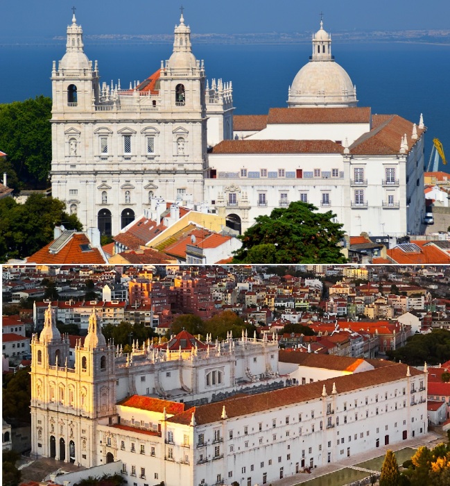 Церковь Святого Висента-де-Фора при одноименном монастыре в Лиссабоне (Португалия).