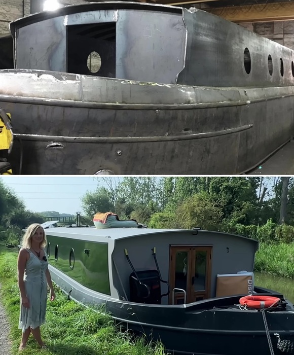 Дженнифер решила поселиться на воде. 