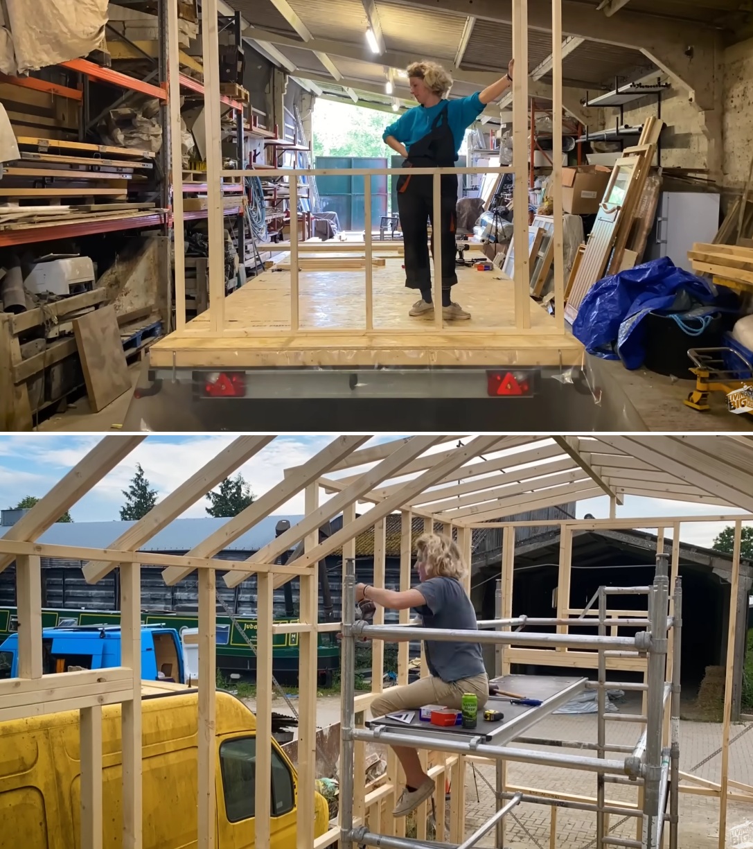 Лара Сковронска решилась на строительство крошечного дома. Лара Сковронска решилась на строительство крошечного дома.