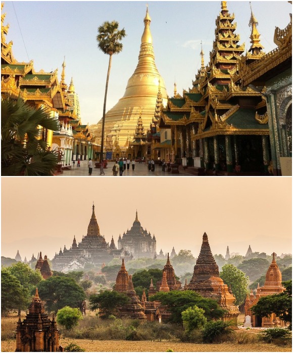 Паган – древний город, пропитанный мощной духовной энергетикой, исходящей от стен храмов и огромным количеством скульптур Будды (Бирма).
