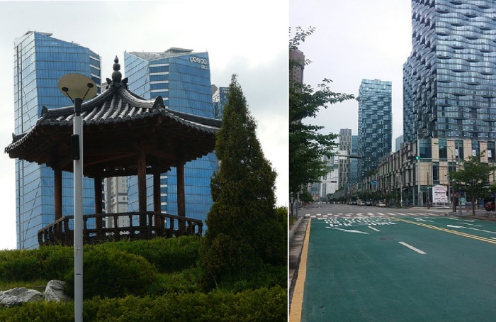 Эффектные небоскребы, роскошные отели и парковые зоны мало кого радуют, ведь народ не стремится обживать город (Songdo IBD, Южная Корея).