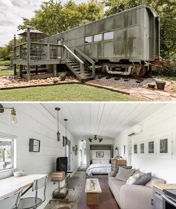 История, как и интерьер старого вагона Platform 1346, завораживает. История, как и интерьер старого вагона Platform 1346, завораживает.