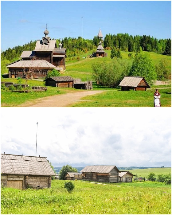 Архитектурно-этнографический музей Прикамья – первый музей деревянного зодчества на Урале (Пермский край).