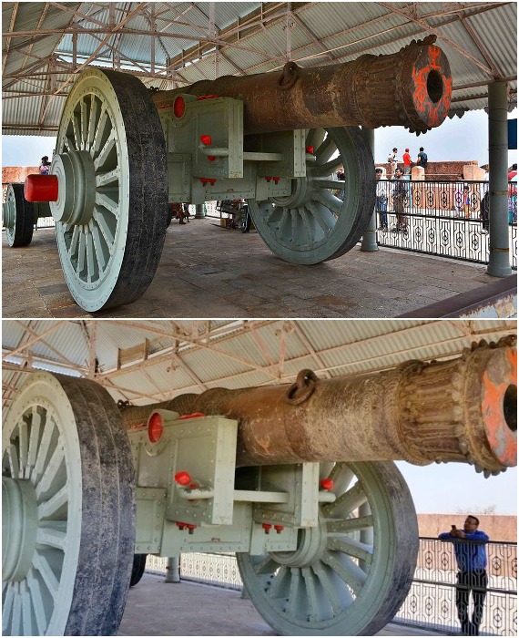 Форт Джайгарх был центром артиллерийского производства (гигантская пушка отлитая в 1720 году).