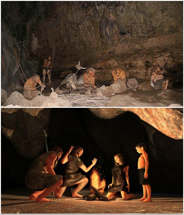  В доисторические времена пещеры были самой надежной крышей над головой. 