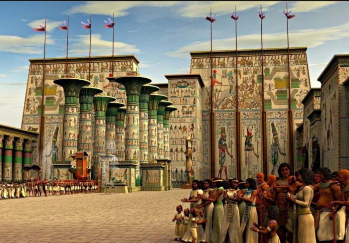 В Древней столице Египта поклонялись сразу трем богам, которые покровительствовали городу (Karnak Temple). | Фото: cutewallpaper.org.