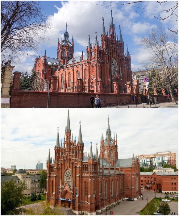 Костел на Малой Грузинской – самый большой католический храм России (Москва).