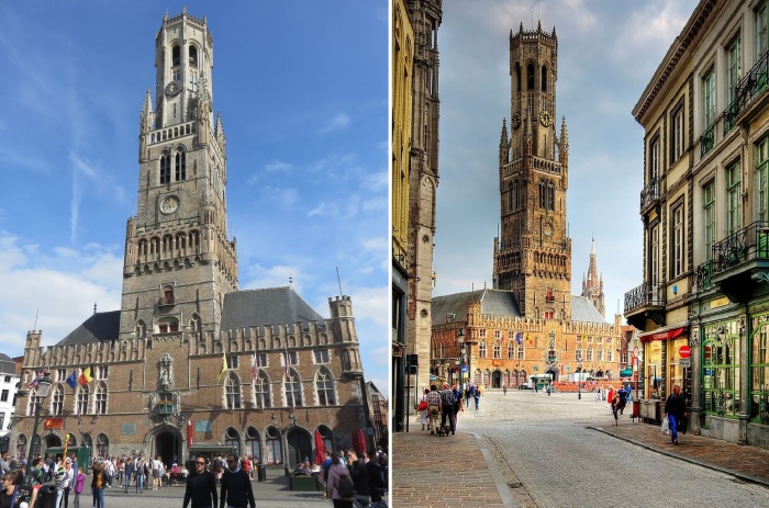 Средневековая Колокольня Белфорт признана объектом Всемирного наследия ЮНЕСКО (Брюгге, Бельгия).