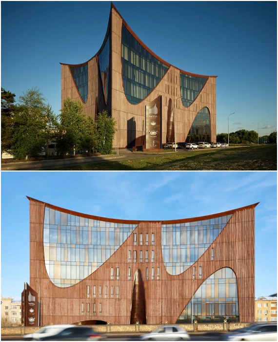 Футуристический комплекс The Veil – архитектурная икона в самом сердце столицы Казахстана (Астана).