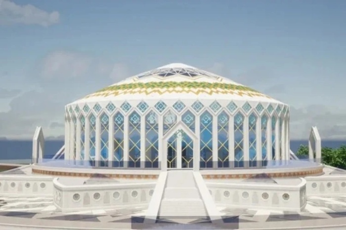 В Уфе все планируют построить Евразийскую библиотеку в виде юрты, но местные архитекторы раскритиковали проект (визуализация). | Фото: ufa.kp.ru.