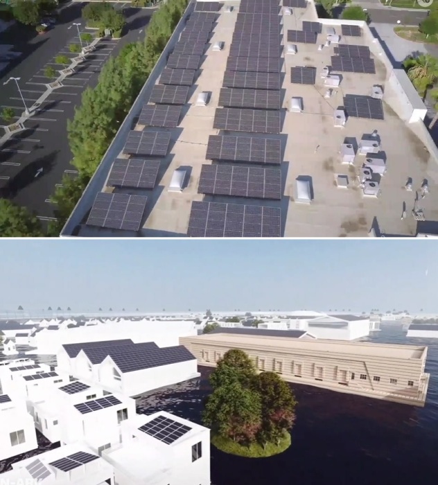 Для удовлетворения потребностей в электроэнергии будут внедрены инновационные технологии использования природной энергии солнца, ветра и воды (концепт Dogen City).
