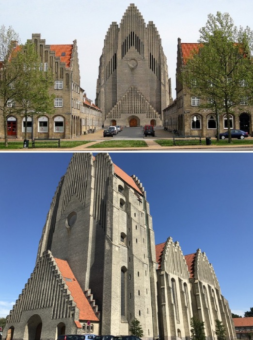 Лютеранская церковь Грундтвига – икона кирпичного экспрессионизма и одна из главных достопримечательностей Копенгагена (Дания).