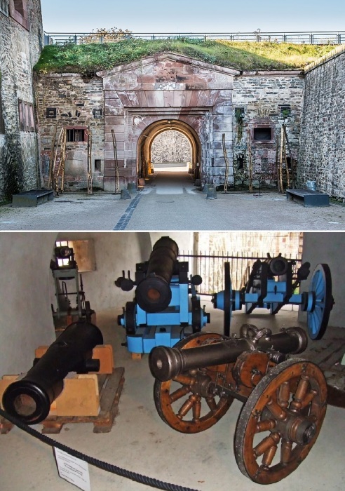 Посещение крепости позволит прикоснуться к героической истории региона (Festung Ehrenbreitstein, Кобленц).