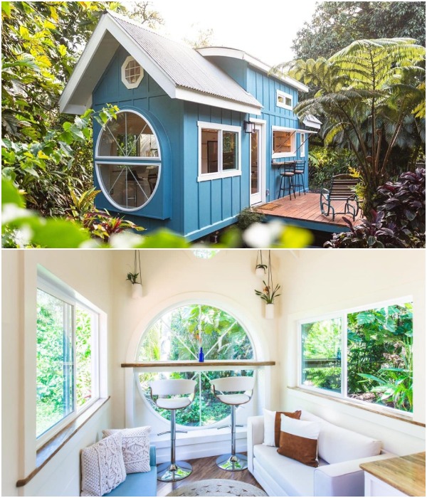 Гавайский крошечный дом Oasis порадует потрясающим дизайном и компактными решениями (Киау).