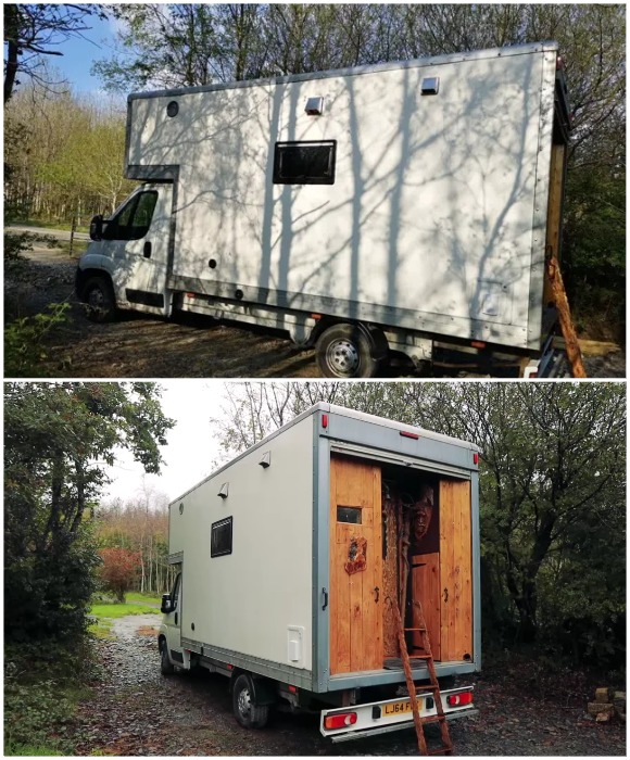 За неприметной стальной оболочкой прячется сказочное убежище. За неприметной стальной оболочкой прячется сказочное убежище.