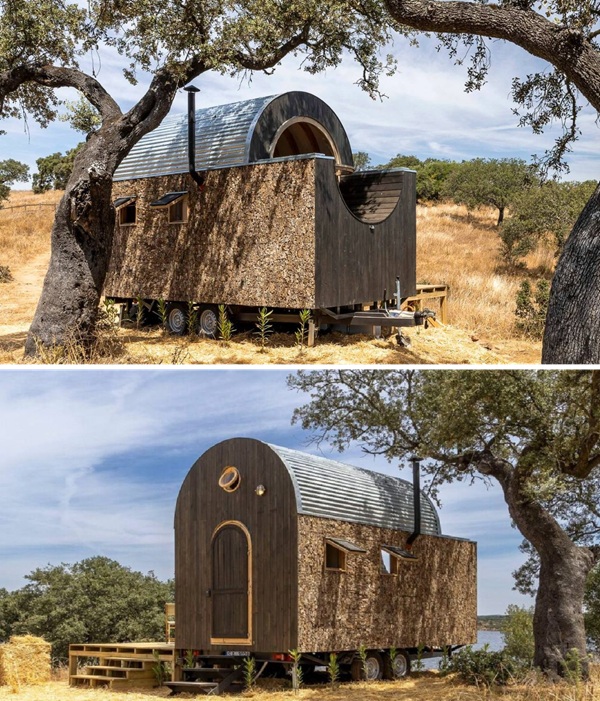 Terra m1 может похвастаться арочной крышей и пробковой отделкой.