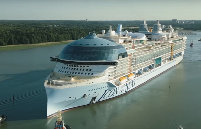 «Икона морей» – крупнейший в мире круизный лайнер уже готовится к первому путешествию. | Фото: ship-technology.com.