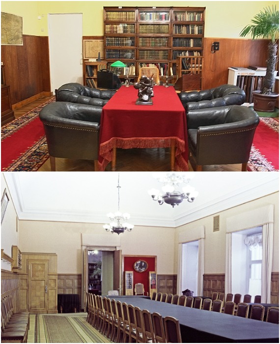 Кабинет Владимира Ильича Ленина и Зал заседаний в здании Сената (Кремль, Москва).