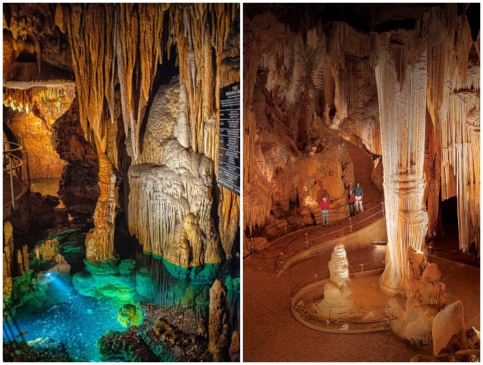 Luray Caverns – одна из самых щедро украшенных пещерных систем мира. 