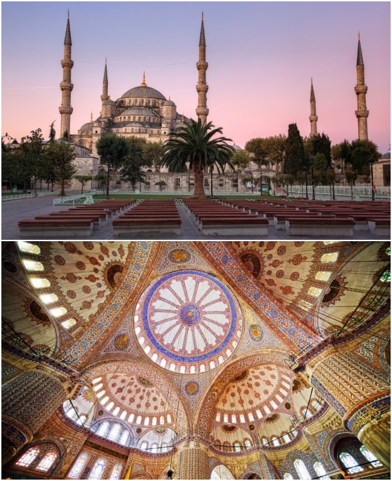 Мечеть Султан Ахмета – великолепный архитектурный объект, ставший украшением Стамбула. 