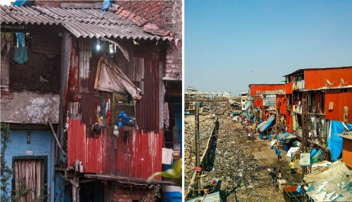 В таких лачугах приходится жить миллионам индийских граждан (Дхарави, Мумбаи). | Фото: hindustantimes.com.