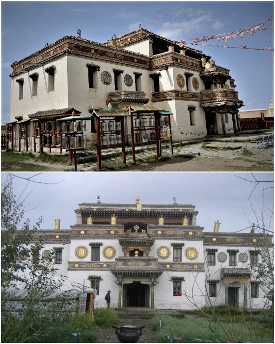 Храм Лавран – единственный действующий буддийский храм на территории монастыря (Erdene Zuu Hyid, Монголия).