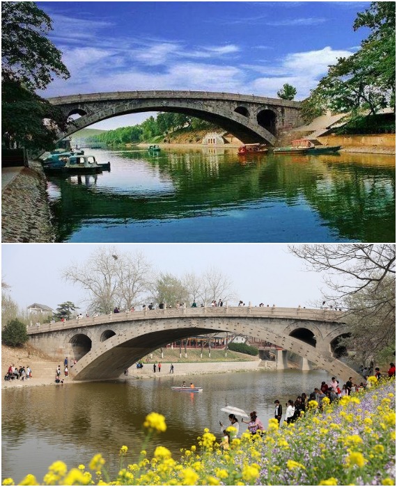 Мост Аньцзи – эпохальная структура и весомое достижение в мировой истории мостостроения (Чжаочжоу, Китай). 