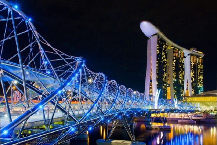 Double Helix входит в десятку самых узнаваемых достопримечательностей мира (Сингапур). | Фото: singaporegid.ru.
