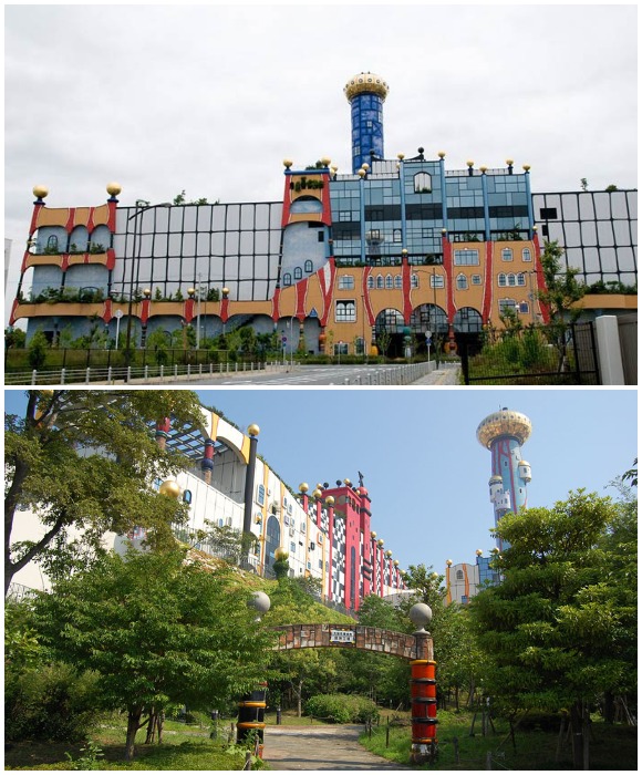 Мусороперерабатывающий завод на острове Майшима – жемчужина промышленной архитектуры Японии (Осака).