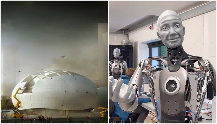 Музей роботов и искусственного интеллекта, который построили сами роботы (Сеул, Южная Корея).